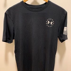 Black and White Under Armour Shirt